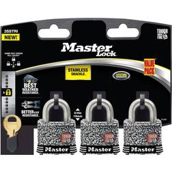 Master Lock 1-9/16 W Laminated Steel 4-Pin