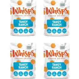 Whisps Tangy Ranch Cheese Crisps Snack Gluten Free Sugar Free Low