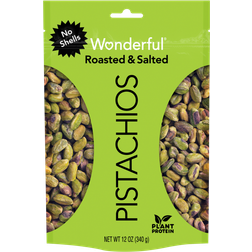 Wonderful No Shell Roasted & Salted 12oz 1pack