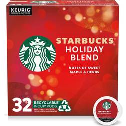 Starbucks Holiday Blend Medium Roast Coffee Single-Cup Maple