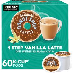 The Original Donut Shop 1 Step Vanilla Latte Keurig K-Cup 60 6