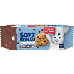 Pillsbury Soft Baked Cookies, Chocolate Chip, 9.53