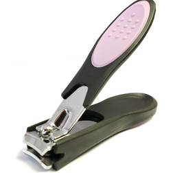 Nail Clipper with Comfort Grip Nail Catcher Chrome Clippers Nail Cutter Catches Clippings Sharp