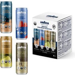 Lavazza Organic Cold Brew Coffee Variety Cans Arabica, USDA