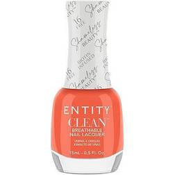 Entity Clean Sunshine Girl Breathable Nail Lacquer, Cruelty Free Nail Polish with Added Biotin