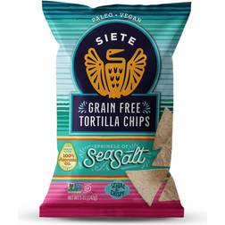 Siete Family Foods Tortilla Chips Grain Free Sprinkle of Sea Salt 5