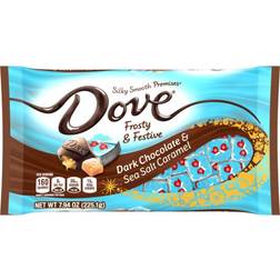 Dove PROMISES Dark Chocolate Sea Salt Caramel Holiday Candies, 7.94oz Bag