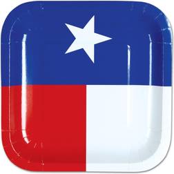 Beistle Texas Plates, 7-Inch