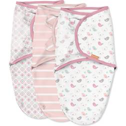 SwaddleMe Original Fly Away 3-Pack Swaddles, Multicolor, Large