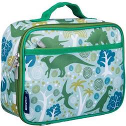 Wildkin Kids Insulated Lunch Box for Boy and Girls BPA Free (Dinomite Dinosaurs Green)