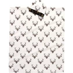 IWOKA Soft Newborn Baby Deer Print Blanket Bedding Blanket Wrap Swaddle Blanket Bath Towel Hat (Deer Print)