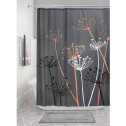 InterDesign Thistle Duschdraperi 183,0 cm x 183,0 cm Med Blommotiv