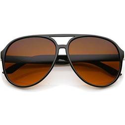 Large Blue Blocking Lens Aviator 60mm Black/Orange