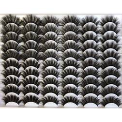 Gmagictobo 5D Fluffy Mink False Eyelashes Black 30-pack