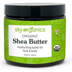 Shea Butter By Sky Organics: Unrefined, Pure, Raw Ivory Shea Butter 454g Skin