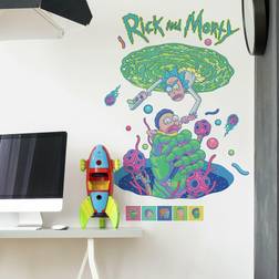 RoomMates RMK4703GM Rick and Morty Portal Peel and Stick