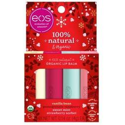 EOS Limited Edition Holiday Lip Balm Variety Pack Organic All-Day Moisture Made for Sensitive Skin 0.14