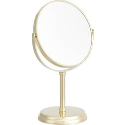 Basics Vanity Mirror 1X/5X Magnification Gold