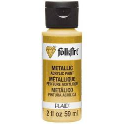 Plaid Inca Gold FolkArt Metallic Acrylic Paint 2oz