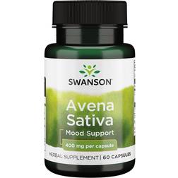 Swanson Full Spectrum Avena Sativa Green Oat Grass, 400mg 60 st