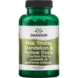 Swanson Mælketidsel & Gulsød 120 Kapsler