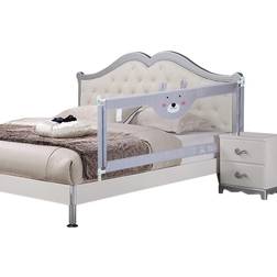 L.A. Colors Bed Rail for Toddlers Extra Long Bed Rail for Child Vertical Lifting Rail