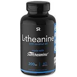 Sports Research L-Theanine & Caffeine with MCT Oil Soft Gels 60 pcs