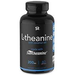 Sports Research L-Theanine & Caffeine with MCT Oil Soft Gels 60 st