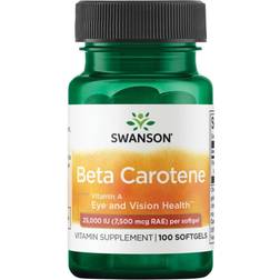 Swanson Beta-Carotene Vitamin A 25000 Iu 7500 mcg