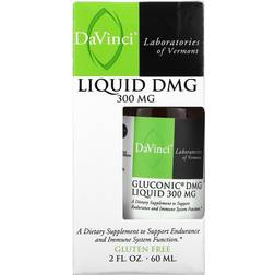 DaVinci Laboratories of Vermont, Gluconic DMG Liquid, 300 mg, 2