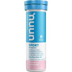 nuun Sport: Electrolyte Drink Tablets, Strawberry Lemonade,10 Count