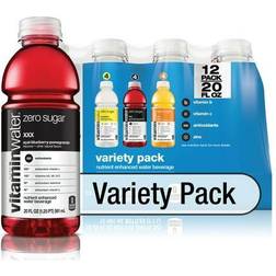 vitaminwater zero variety pack nutrient enhanced water