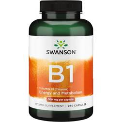 Swanson Vitamin B-1 Thiamin, 100mg