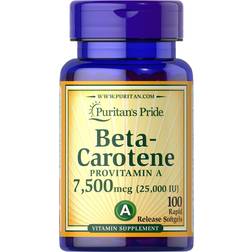 Puritan's Pride BETA CAROTENE 25000 IU 100 stk