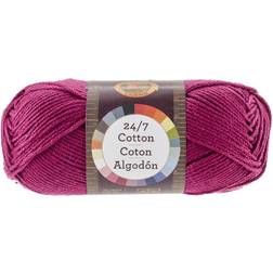 Lion Brand 24/7 Cotton Yarn-Magenta