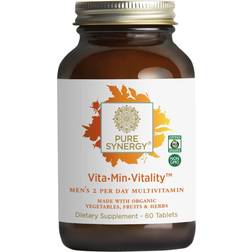 Pure Synergy Vita•Min•Vitality 60 2 Day with Organic Non-GMO