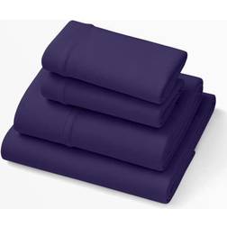 Purple SoftStretch Bed Sheet Purple (213.4x193cm)