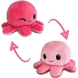 Reversible Octopus Plushie Happy/Wink
