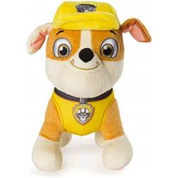 Paw Patrol 8' rubble plush toy, standing plush with stitched detailing, for ages 3 & up