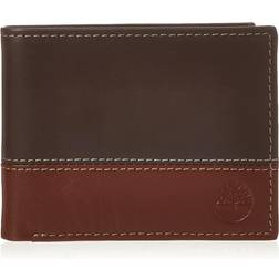 Timberland Two-Tone Commuter Wallet - Cognac - ONE