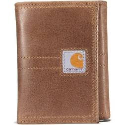 B0000208 Saddle Leather Trifold Wallet - One Fits All - Brown