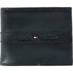 Tommy Hilfiger Men's Leather Ranger RFID Bifold Wallet with Coin