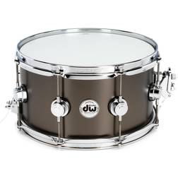 DW Collector's Series Metal Snare Drum 7 x 13 inch Satin Black Over Brass