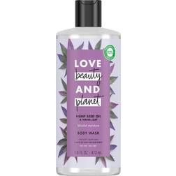 Unilever Beauty and Planet Body Wash Blissful Moisture for Dry Skin Hemp Seed Oil