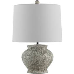 Safavieh Imran Light Gray/White Table Lamp 21"