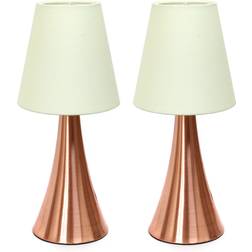 Simple Designs Mini Basic Table Lamp 29.2cm 2pcs
