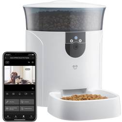 Geeni PetConnect Feeder + Cam 2K 7L Smart Pet Feeder with Camera, 4.61