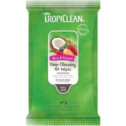 Tropiclean Deep Cleaning Pet Wipes, 20ct Wipes