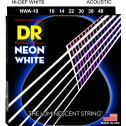 DR DR Strings HI-DEF NEON Acoustic Guitar Strings (NWA-10)