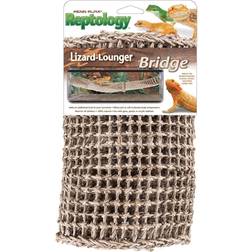 Penn Plax Reptology Lizard Lounger Bridge - Natural Seagrass Fiber Great